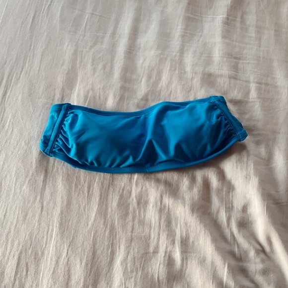 BLUE BIKINI TUBE TOP - Picture 1 of 3